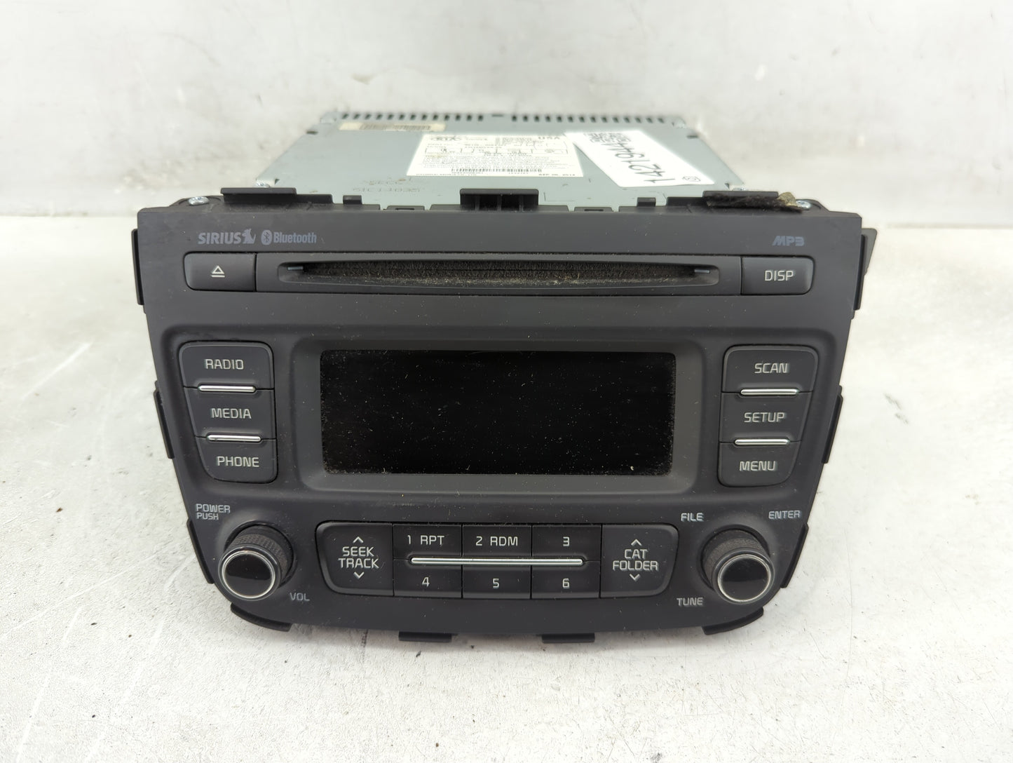 2015 Kia Sorento Radio AM FM Cd Player Receiver Replacement P/N:96170-1UAA1VA AM1A0IXAN VA, 961701UAA1VA Fits OEM Used Auto 
