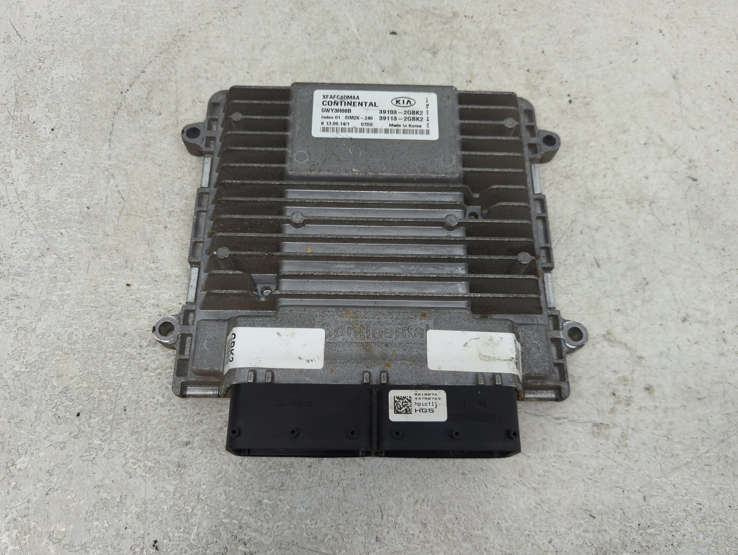 2014-2015 Kia Sorento PCM Engine Control Computer ECU ECM PCU OEM P/N:39113-2GBK2 39103-2GBK2 Fits Fits 2014 2015 OEM Used A