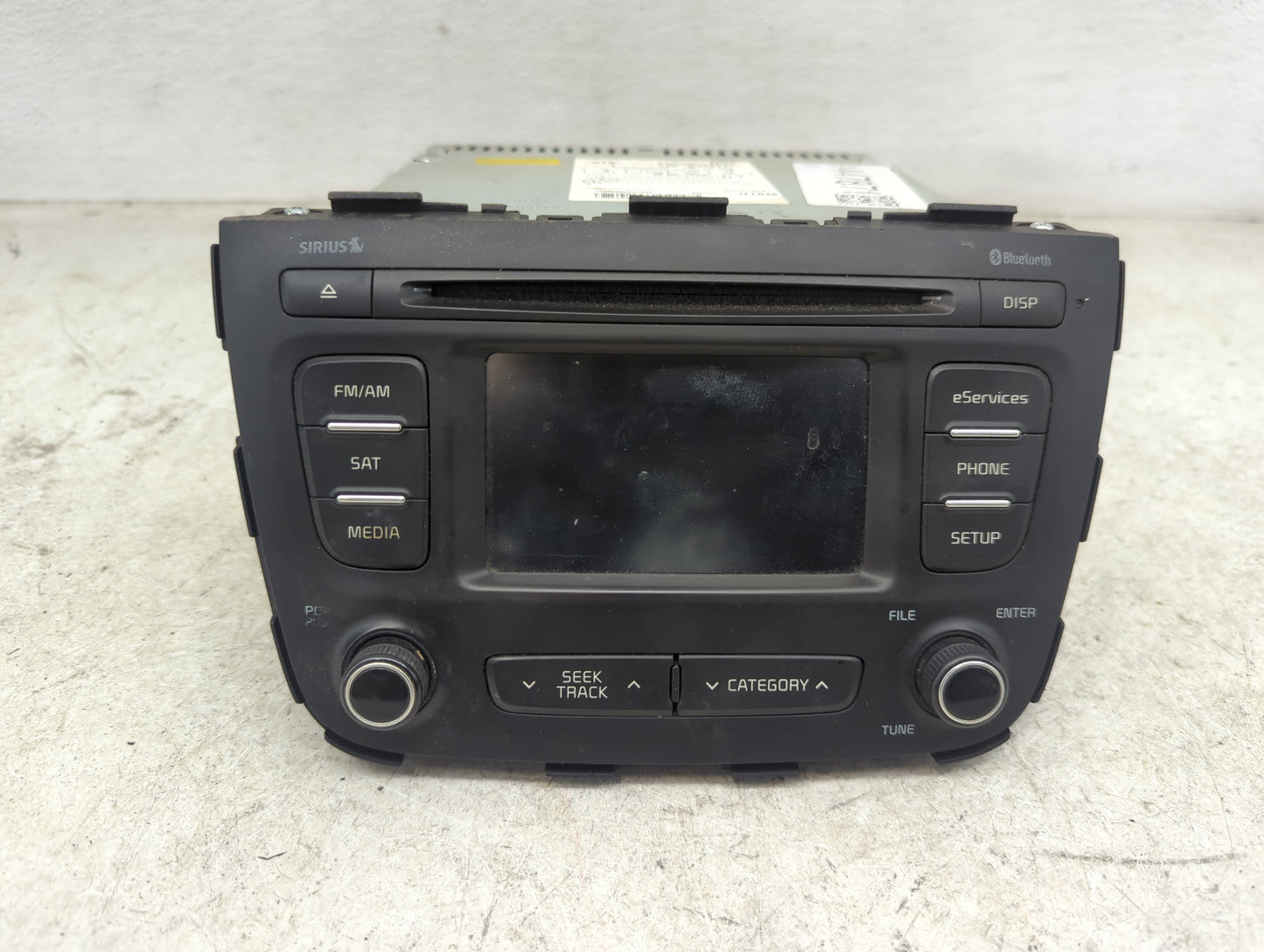 2014-2015 Kia Sorento Radio AM FM Cd Player Receiver Replacement P/N:96160-1U721VA AC232IXAN Fits Fits 2014 2015 OEM Used Au