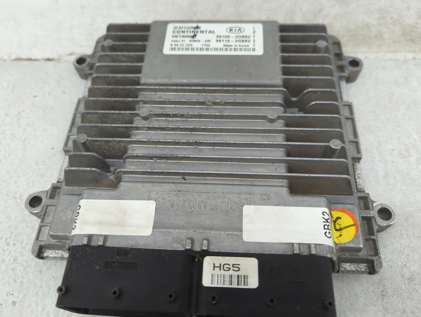 2014-2015 Kia Sorento PCM Engine Control Computer ECU ECM PCU OEM P/N:39103-2GBK2 39113-2GBK2, 5WY3H08 Fits Fits 2014 2015 O