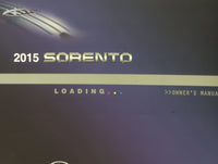 2015 Kia Sorento Owners Manual Book Guide P/N:A2PO-EU43D OEM Used Auto Parts - Oemusedautoparts1.com
