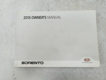 2015 Kia Sorento Owners Manual Book Guide P/N:A2PO-EU47G OEM Used Auto Parts - Oemusedautoparts1.com