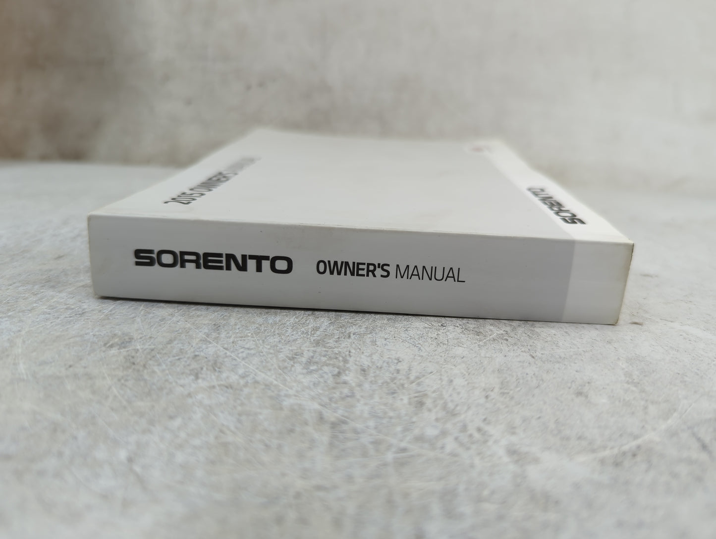 2015 Kia Sorento Owners Manual Book Guide P/N:A2PO-EU47G OEM Used Auto Parts - Oemusedautoparts1.com
