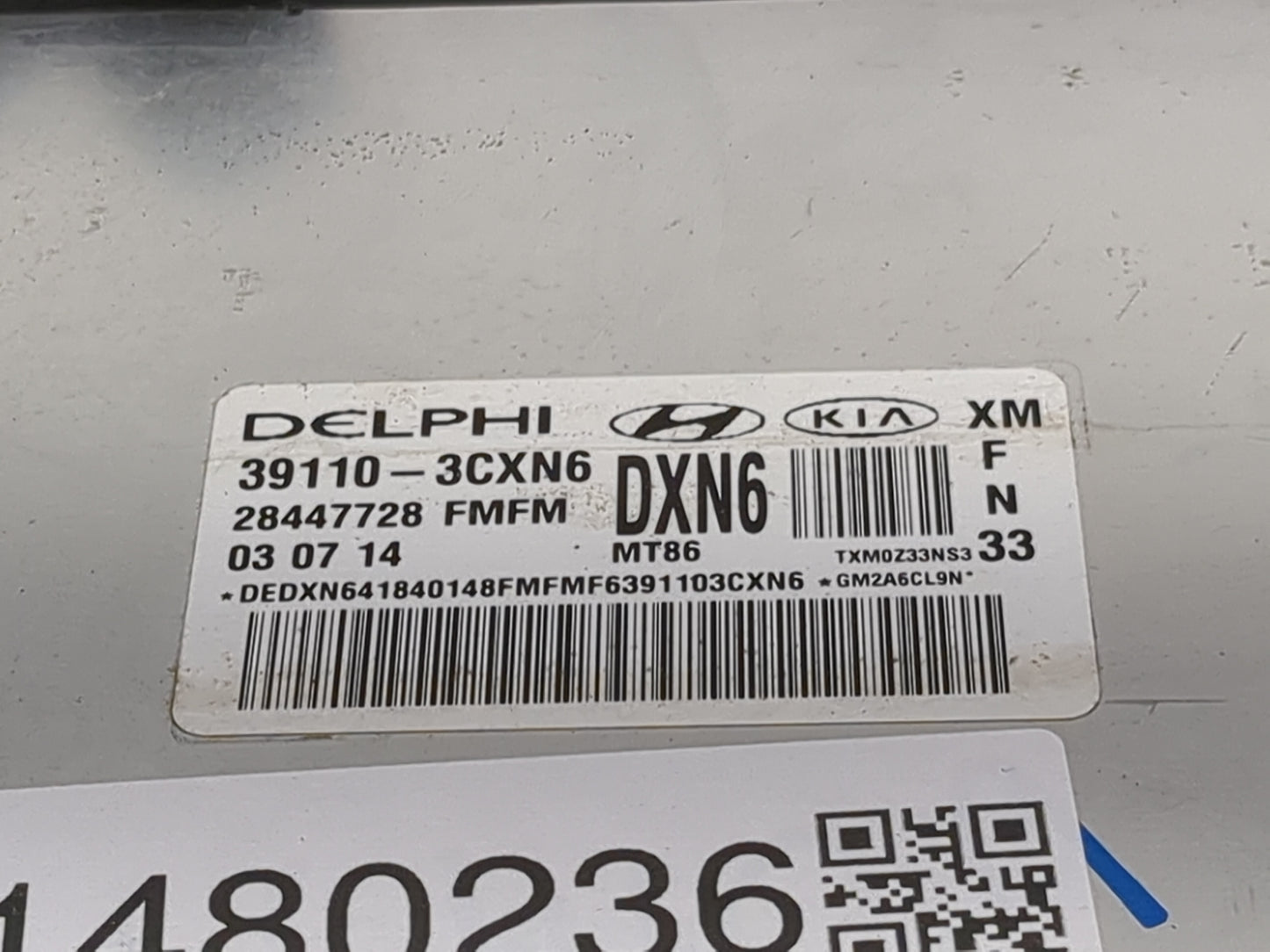 2015 Kia Sorento PCM Engine Control Computer ECU ECM PCU OEM P/N:39110-3CXN6 28447728 Fits OEM Used Auto Parts - Oemusedauto