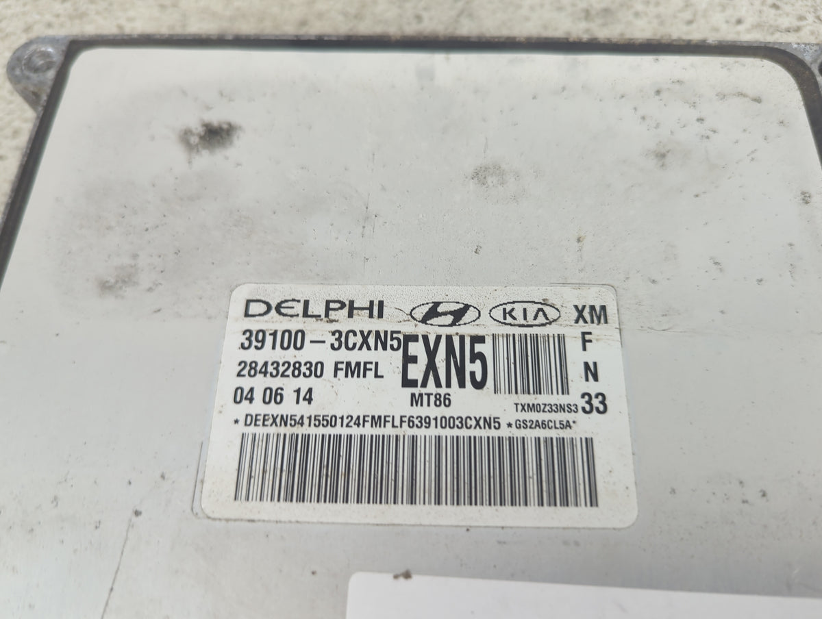 2014-2015 Kia Sorento PCM Engine Control Computer ECU ECM PCU OEM P/N:39100-3CXN5 28432830 Fits Fits 2014 2015 OEM Used Auto