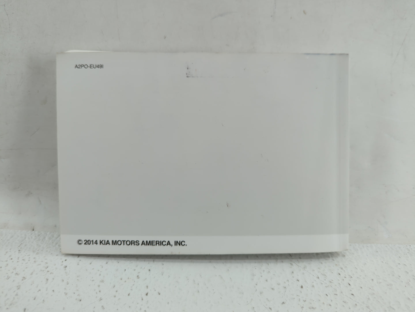 2015 Kia Sorento Owners Manual Book Guide P/N:A2PO-EU49I OEM Used Auto Parts - Oemusedautoparts1.com