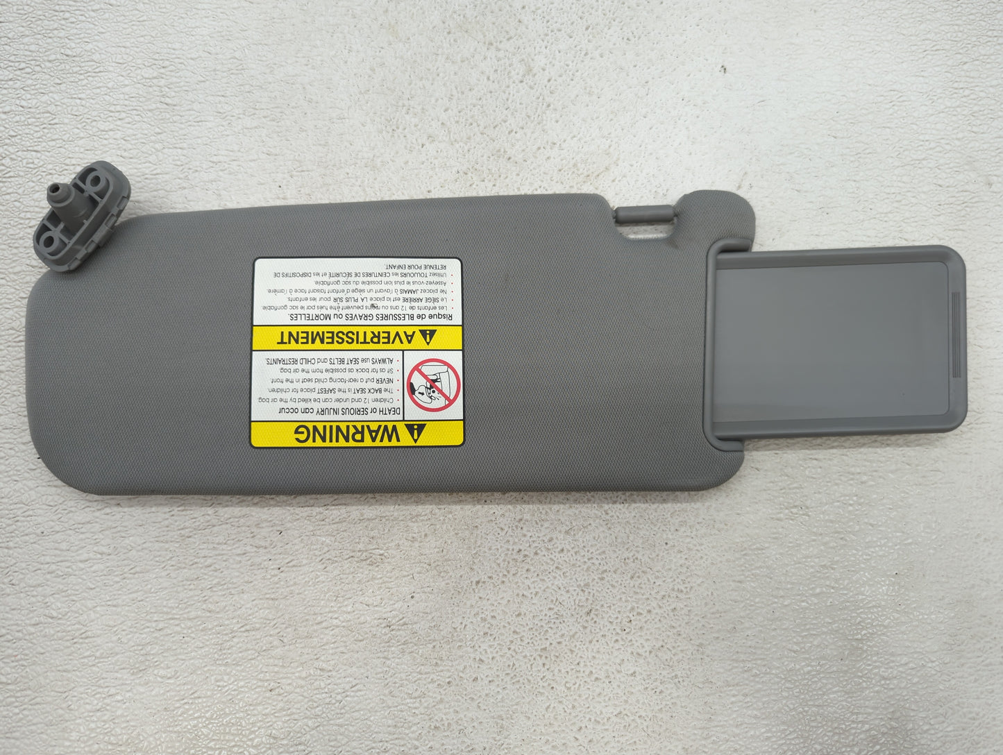 2011-2015 Kia Sorento Sun Visor Shade Replacement Passenger Right Mirror Fits Fits 2011 2012 2013 2014 2015 OEM Used Auto Pa