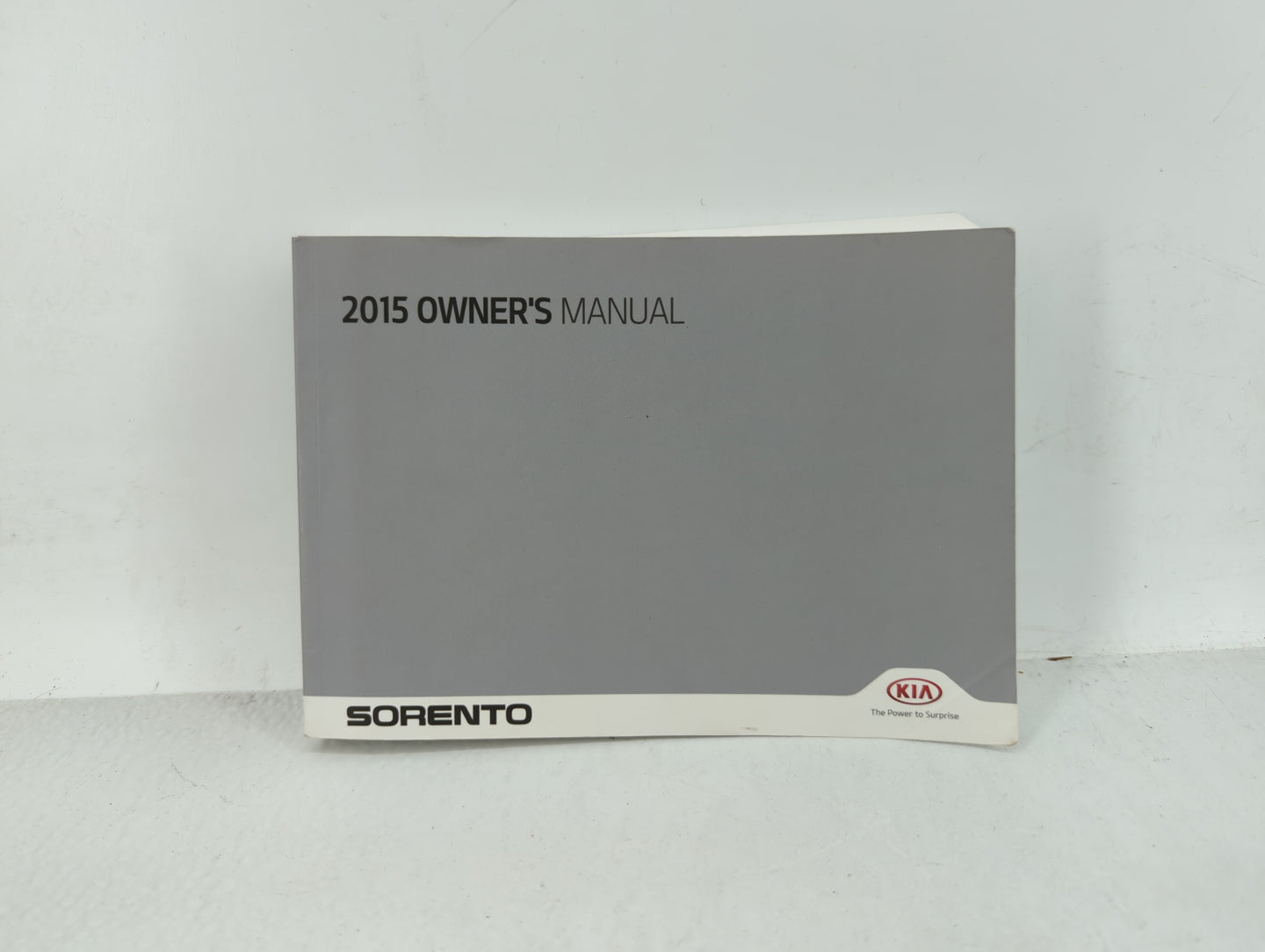 2015 Kia Sorento Owners Manual Book Guide OEM Used Auto Parts - Oemusedautoparts1.com