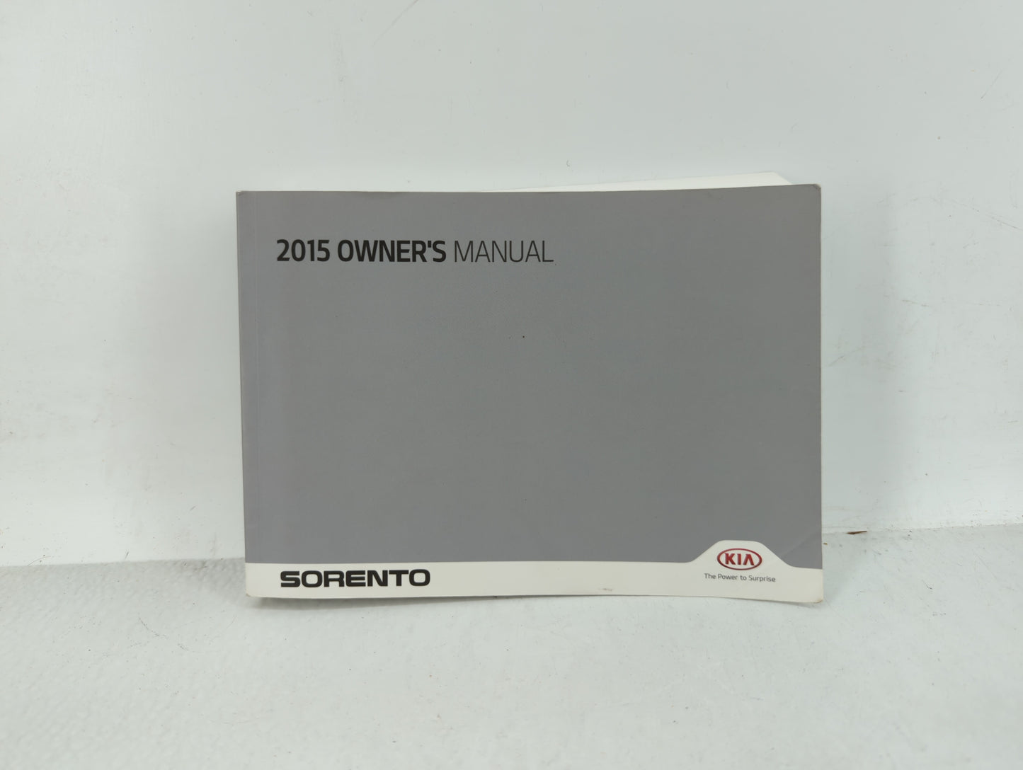 2015 Kia Sorento Owners Manual Book Guide OEM Used Auto Parts - Oemusedautoparts1.com