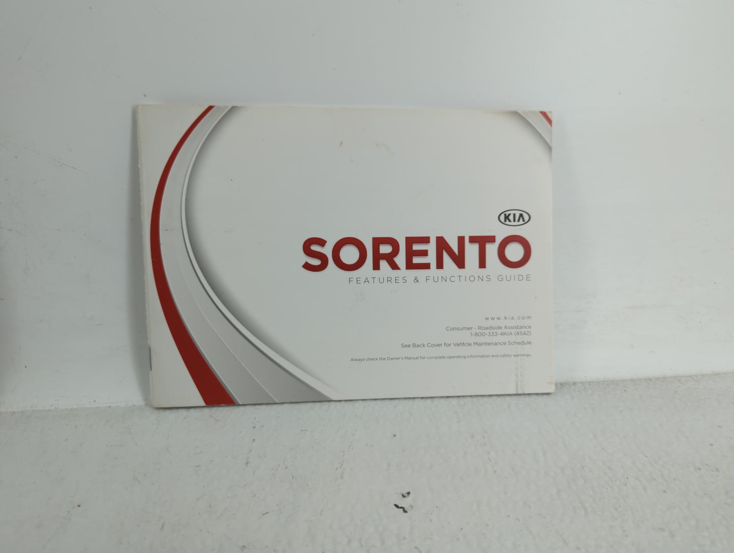 2015 Kia Sorento Owners Manual Book Guide OEM Used Auto Parts - Oemusedautoparts1.com