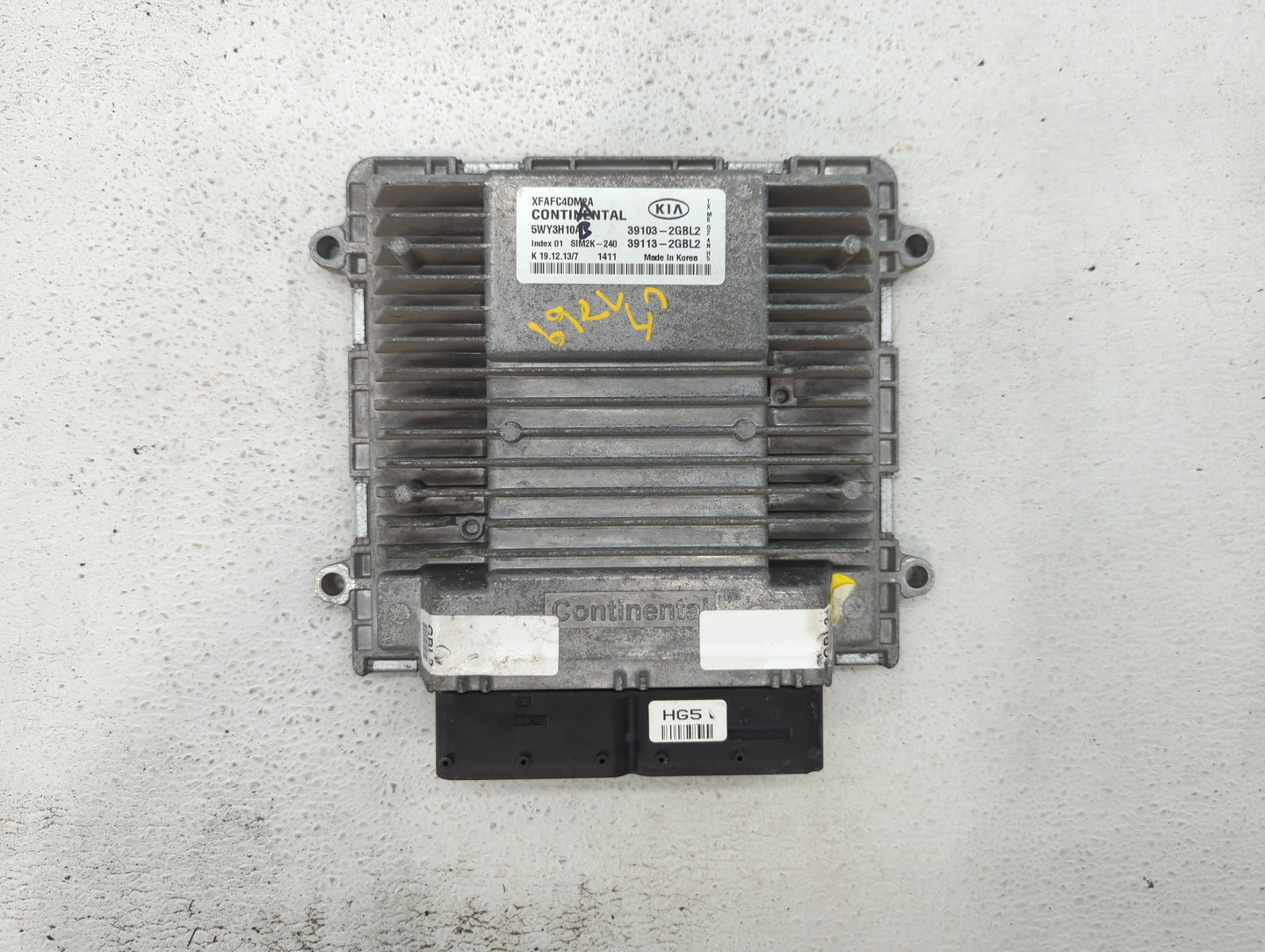 2014-2015 Kia Sorento PCM Engine Control Computer ECU ECM PCU OEM P/N:39113-2GBL2 39103-2GBL2 Fits Fits 2014 2015 OEM Used A