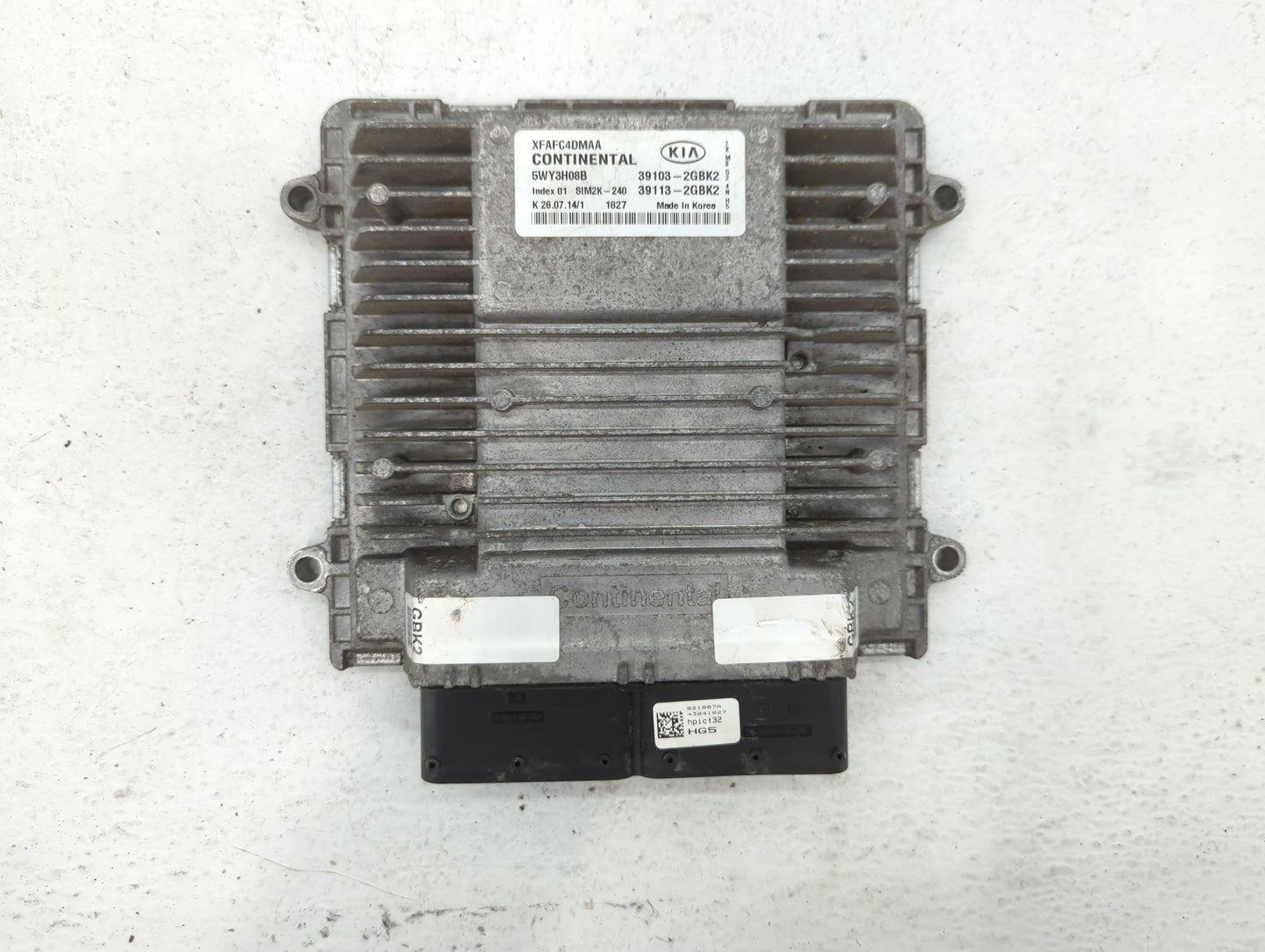2014-2015 Kia Sorento PCM Engine Control Computer ECU ECM PCU OEM P/N:39103-2GBK2 Fits Fits 2014 2015 OEM Used Auto Parts - 