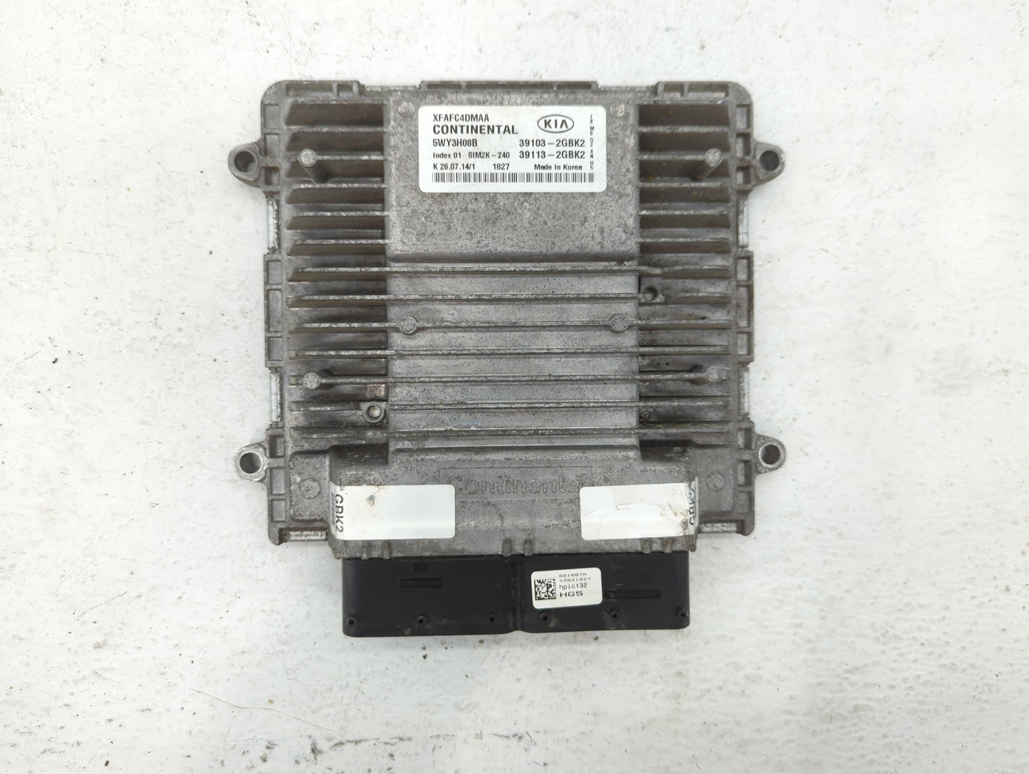 2014-2015 Kia Sorento PCM Engine Control Computer ECU ECM PCU OEM P/N:39103-2GBK2 Fits Fits 2014 2015 OEM Used Auto Parts - 