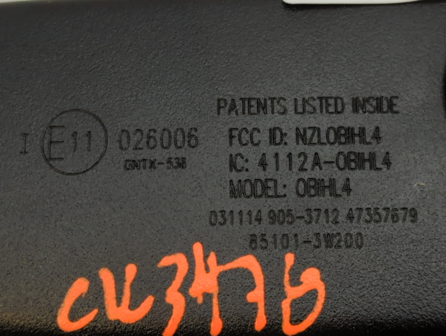 2011-2015 Kia Sorento Interior Rear View Mirror Replacement OEM P/N:E11026006 Fits Fits 2011 2012 2013 2014 2015 2016 OEM Us
