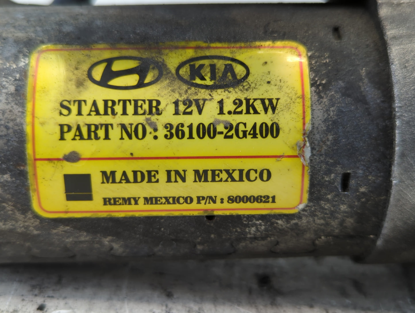 2014-2015 Kia Sorento Car Starter Motor Solenoid OEM P/N:36100-2G400 Fits Fits 2014 2015 2016 OEM Used Auto Parts - Oemuseda