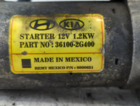 2014-2015 Kia Sorento Car Starter Motor Solenoid OEM P/N:36100-2G400 Fits Fits 2014 2015 2016 OEM Used Auto Parts - Oemuseda