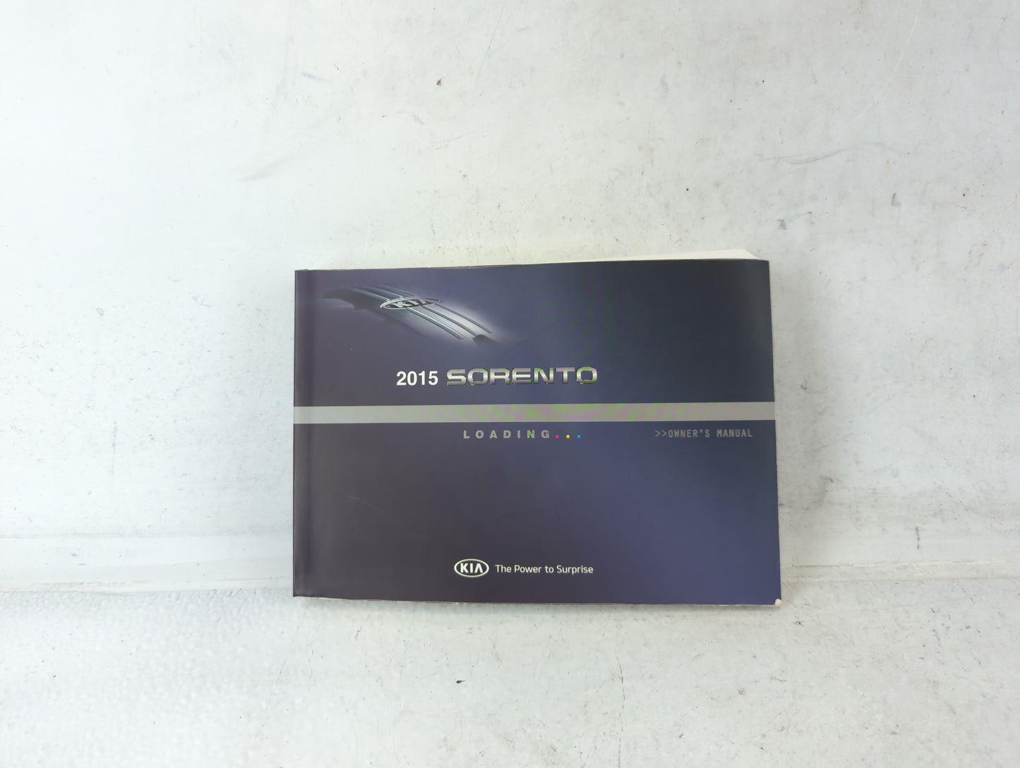 2015 Kia Sorento Owners Manual Book Guide P/N:A2PO-EU3DA OEM Used Auto Parts - Oemusedautoparts1.com