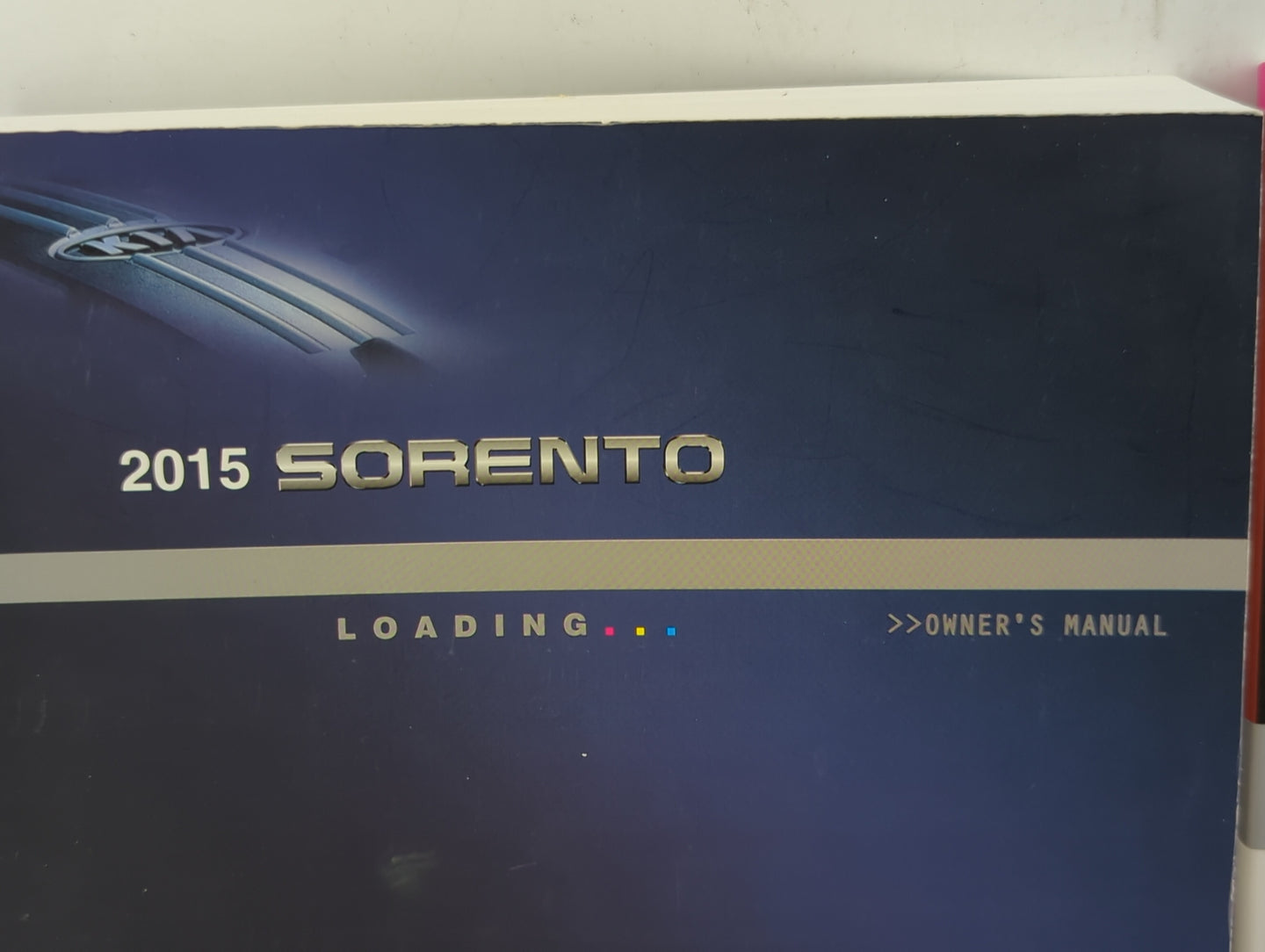 2015 Kia Sorento Owners Manual Book Guide P/N:A2P0-EU41B OEM Used Auto Parts - Oemusedautoparts1.com