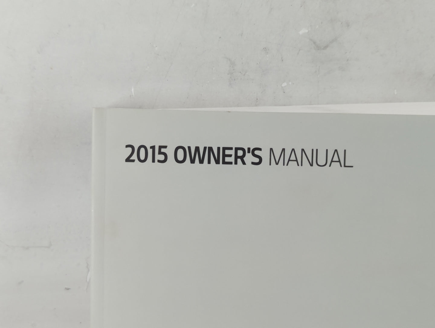 2015 Kia Sorento Owners Manual Book Guide OEM Used Auto Parts - Oemusedautoparts1.com