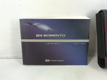 2015 Kia Sorento Owners Manual Book Guide P/N:A2PO-EU42C OEM Used Auto Parts