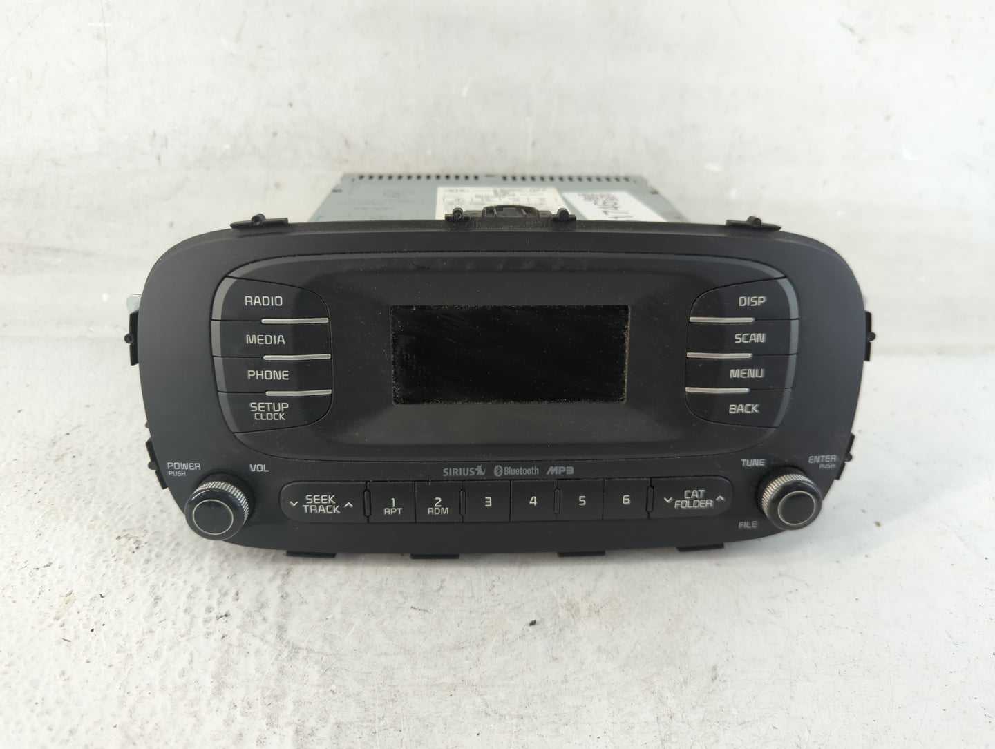 2014-2016 Kia Soul Radio AM FM Cd Player Receiver Replacement P/N:96170-B2090CA Fits Fits 2014 2015 2016 OEM Used Auto Parts
