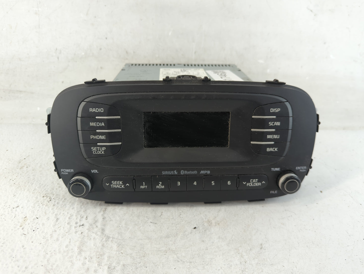 2014-2016 Kia Soul Radio AM FM Cd Player Receiver Replacement P/N:96170-B2090CA Fits Fits 2014 2015 2016 OEM Used Auto Parts