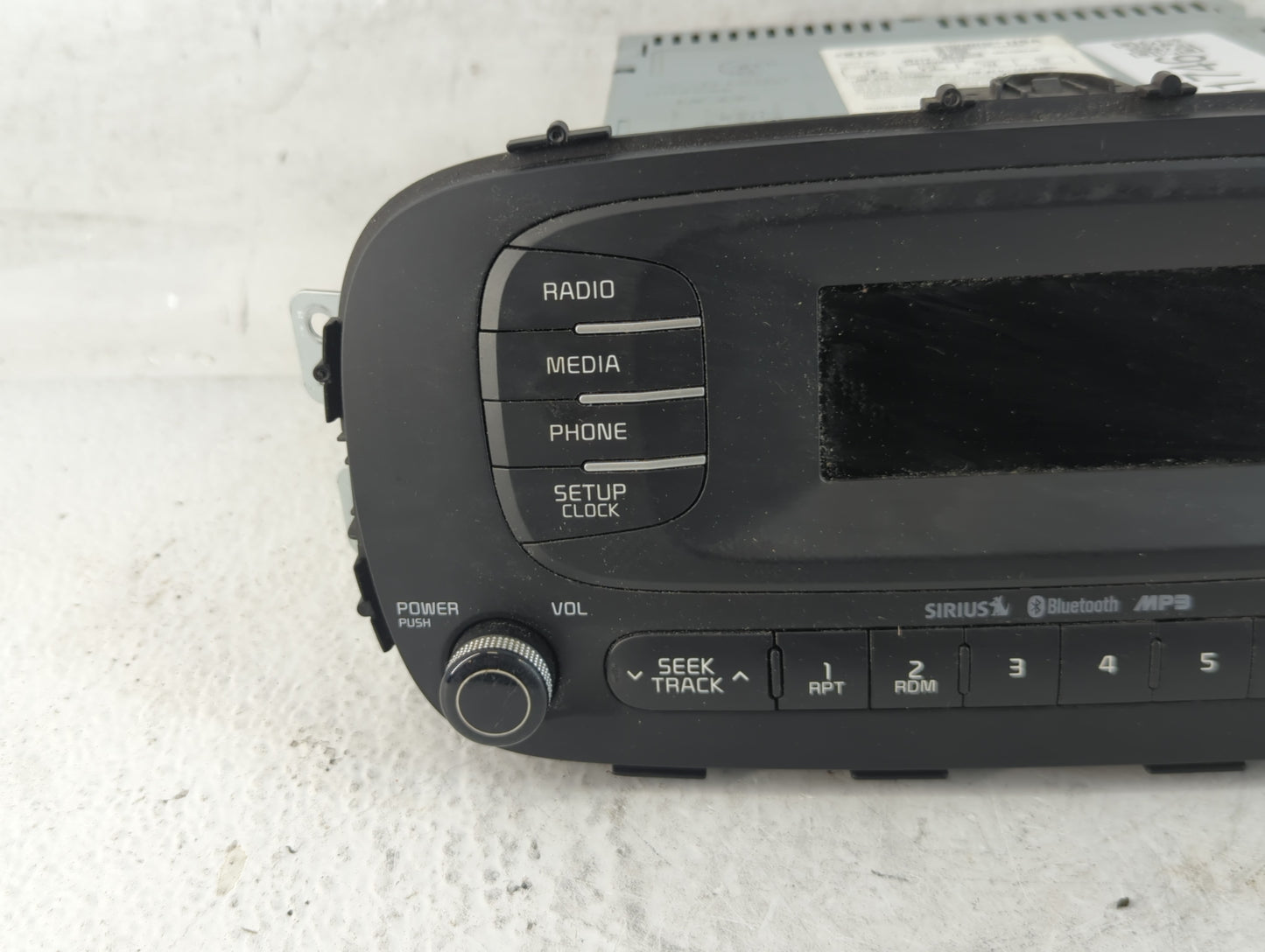 2014-2016 Kia Soul Radio AM FM Cd Player Receiver Replacement P/N:96170-B2090CA Fits Fits 2014 2015 2016 OEM Used Auto Parts