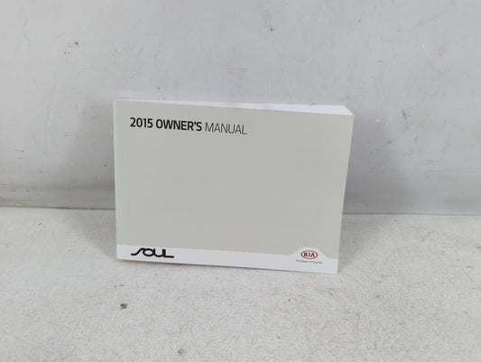2015 Kia Soul Owners Manual Book Guide P/N:FB2O-EU47D OEM Used Auto Parts - Oemusedautoparts1.com