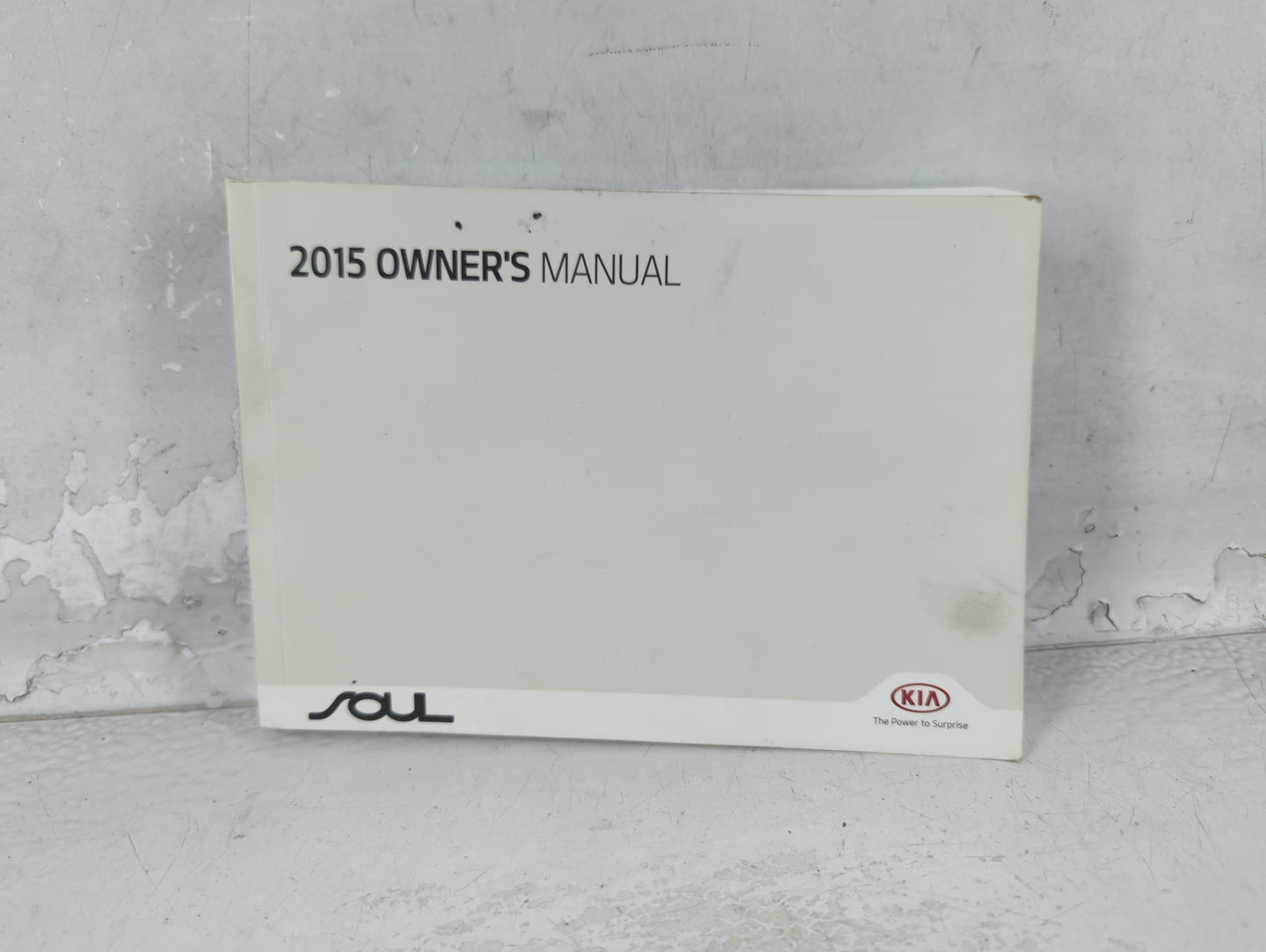 2015 Kia Soul Owners Manual Book Guide P/N:FB2O-EU4NG OEM Used Auto Parts - Oemusedautoparts1.com