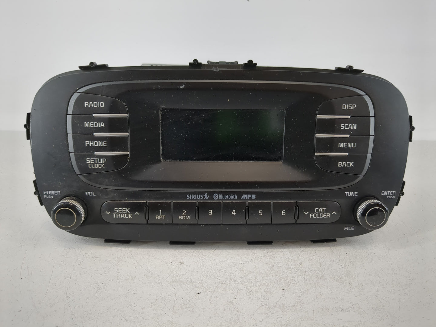 2014-2016 Kia Soul Radio AM FM Cd Player Receiver Replacement P/N:96170-B2090CA Fits Fits 2014 2015 2016 OEM Used Auto Parts