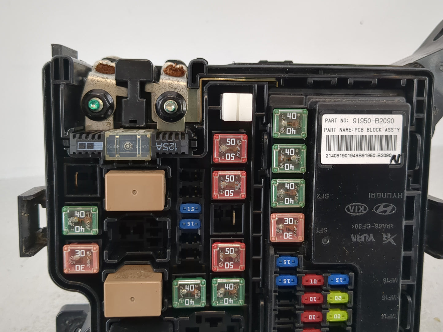 2015 Kia Soul Fusebox Fuse Box Panel Relay Module P/N:91415B2160 Fits OEM Used Auto Parts - Oemusedautoparts1.com