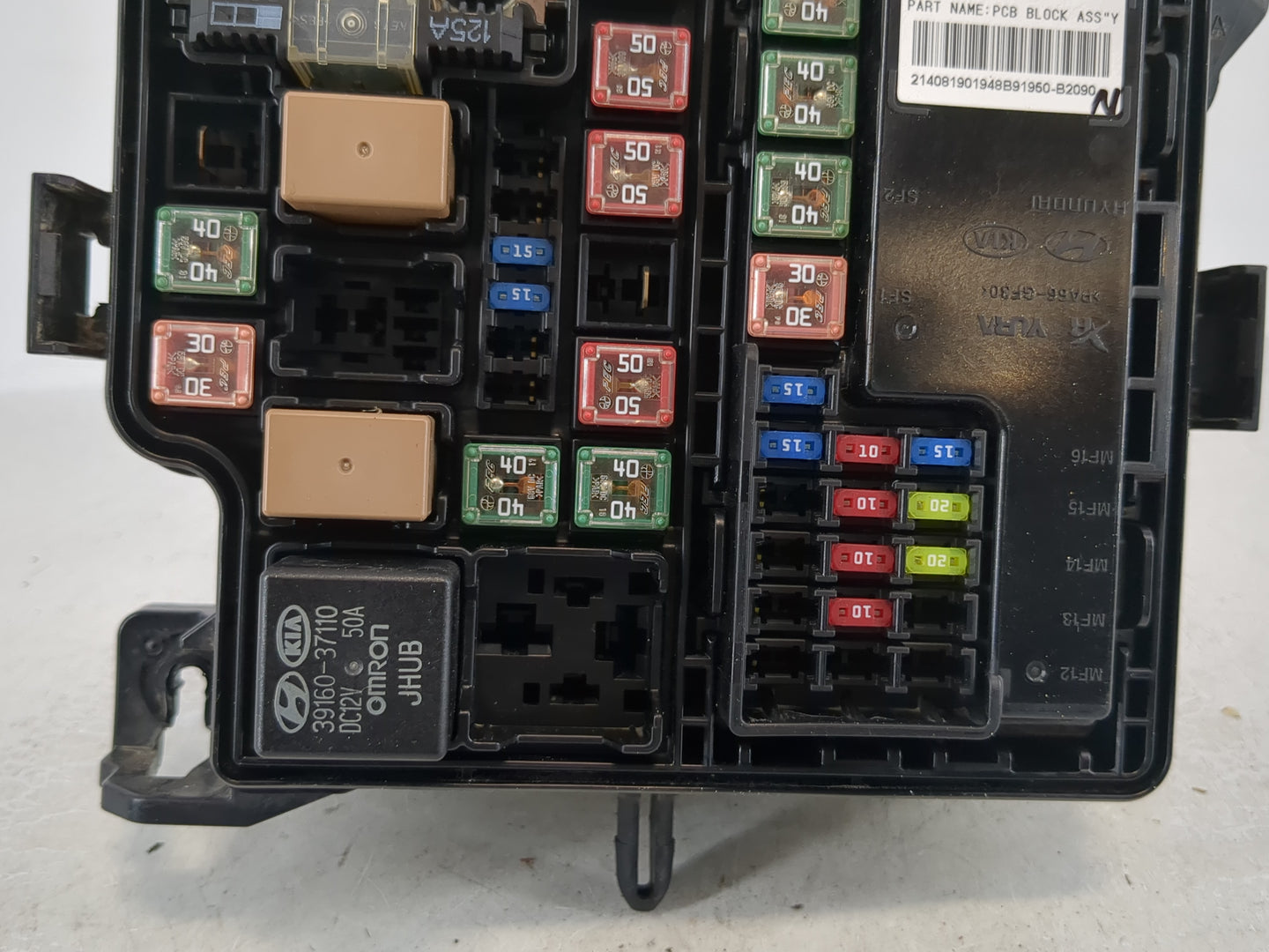 2015 Kia Soul Fusebox Fuse Box Panel Relay Module P/N:91415B2160 Fits OEM Used Auto Parts - Oemusedautoparts1.com