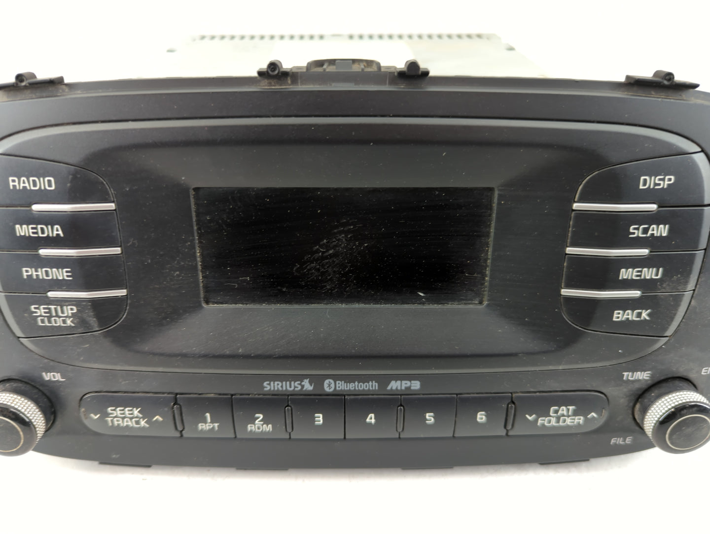 2014-2016 Kia Soul Radio AM FM Cd Player Receiver Replacement P/N:96170-B2090CA Fits Fits 2014 2015 2016 OEM Used Auto Parts