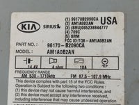 2014-2016 Kia Soul Radio AM FM Cd Player Receiver Replacement P/N:96170-B2090CA Fits Fits 2014 2015 2016 OEM Used Auto Parts