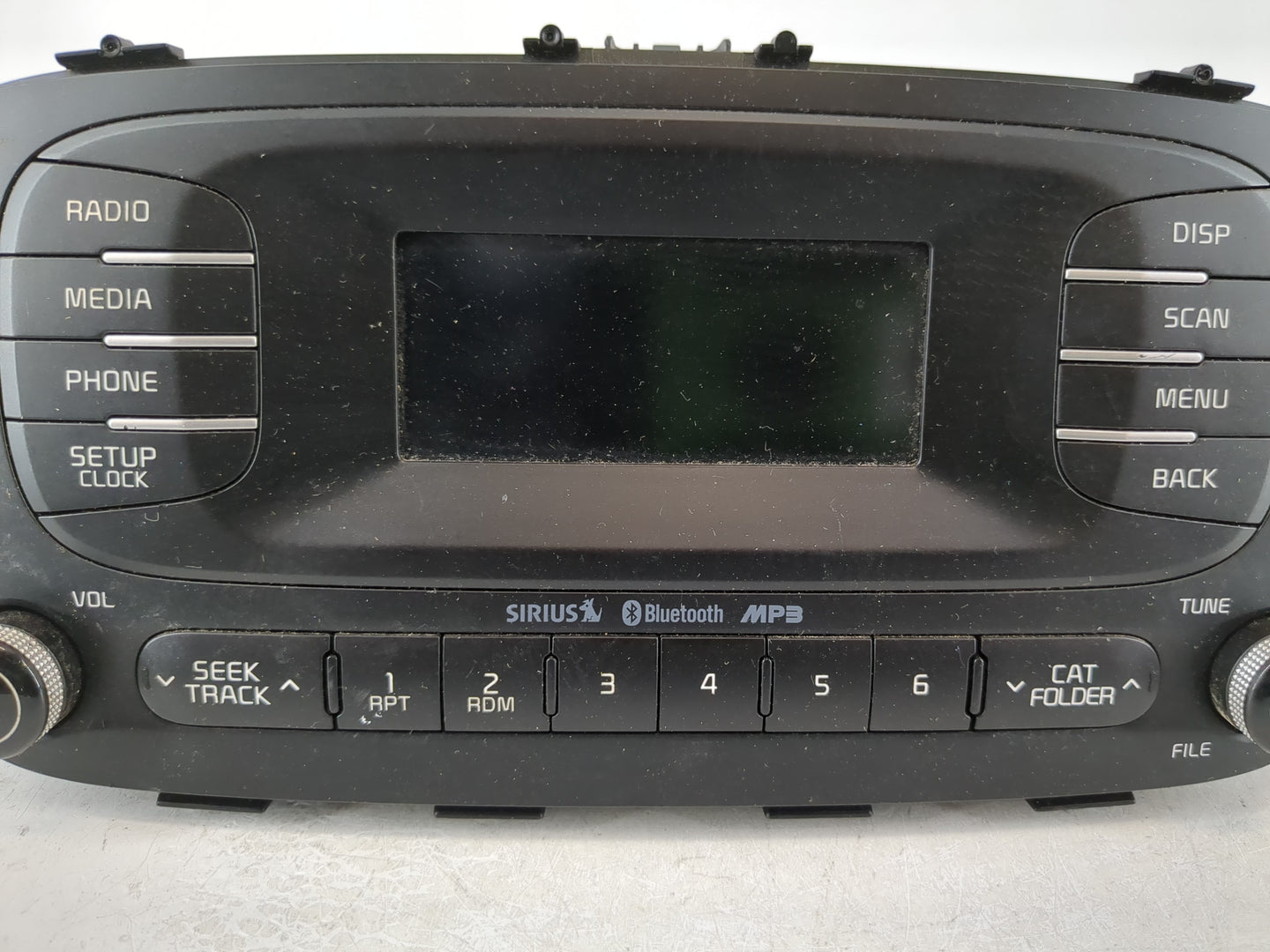 2014-2016 Kia Soul Radio AM FM Cd Player Receiver Replacement P/N:96170-B2090CA Fits Fits 2014 2015 2016 OEM Used Auto Parts