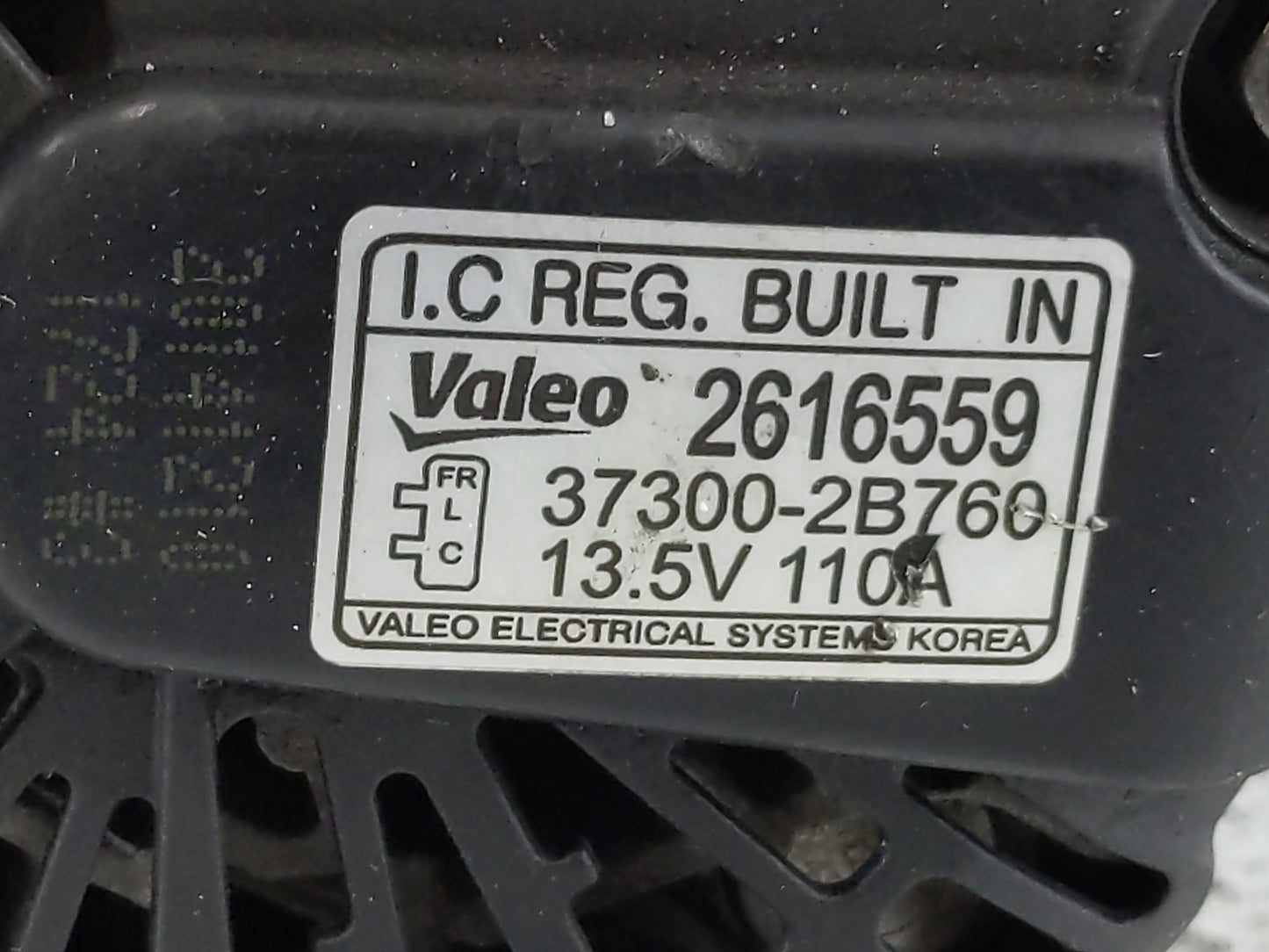 2012-2016 Kia Soul Alternator Replacement Generator Charging Assembly Engine OEM P/N:37300-2B760 Fits OEM Used Auto Parts - 