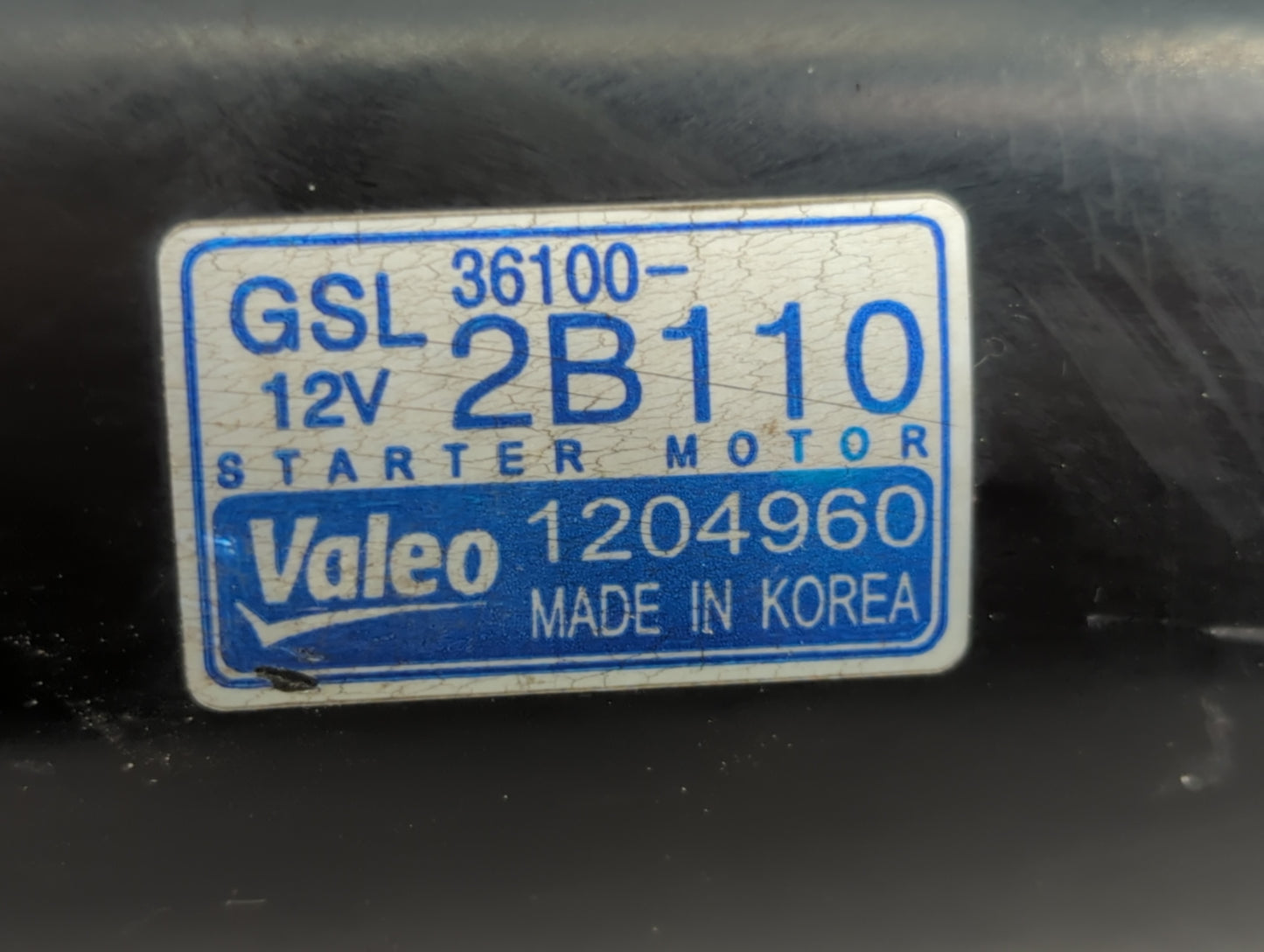 2014-2019 Kia Soul Car Starter Motor Solenoid OEM P/N:36100-2B110 Fits Fits 2014 2015 2016 2017 2018 2019 OEM Used Auto Part