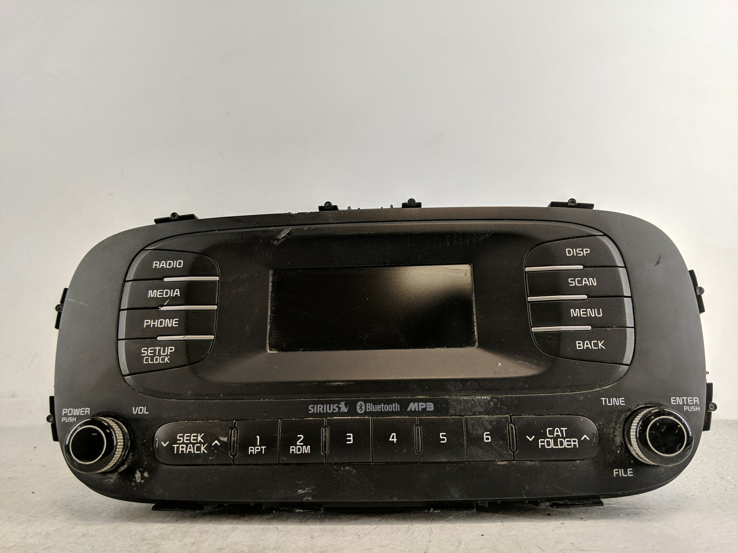 2014-2016 Kia Soul Radio AM FM Cd Player Receiver Replacement P/N:96170-B2090CA Fits Fits 2014 2015 2016 OEM Used Auto Parts