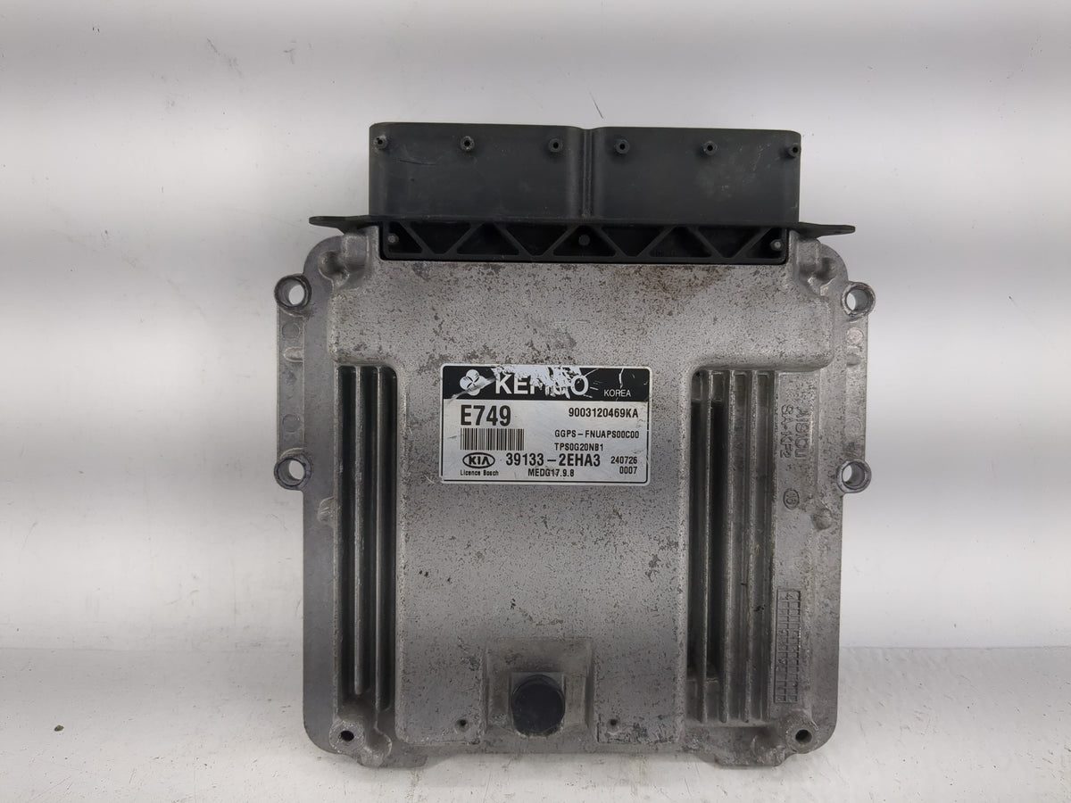 2015 Kia Soul PCM Engine Control Computer ECU ECM PCU OEM P/N:39133-2EHA3 OEM Used Auto Parts - Oemusedautoparts1.com