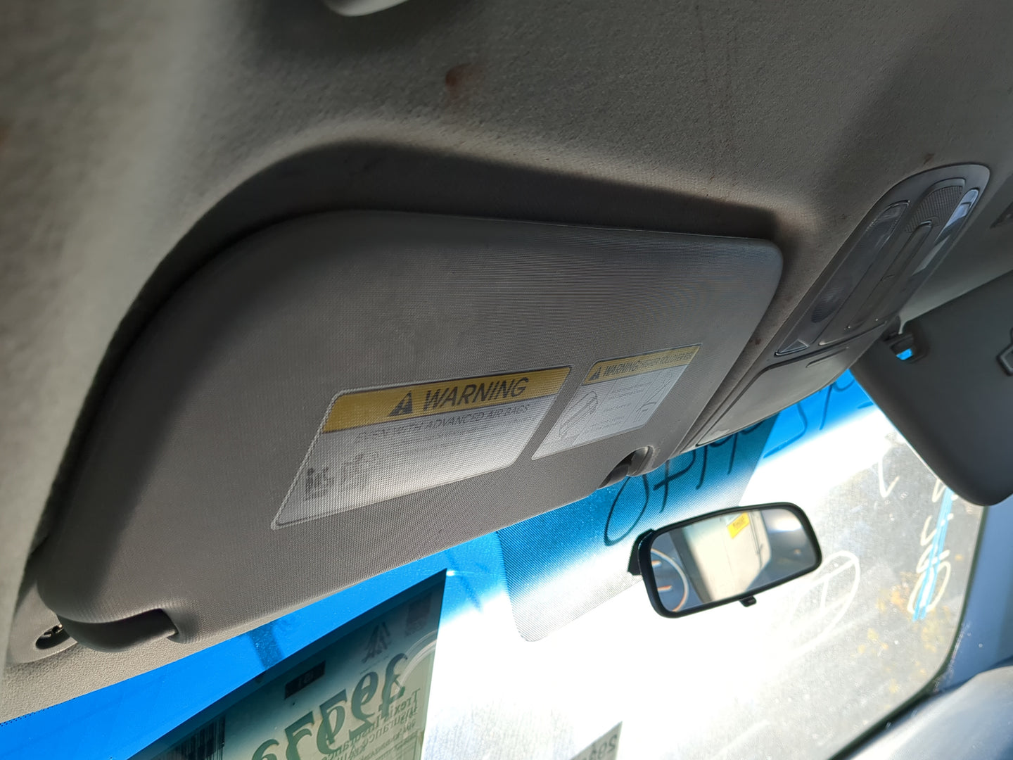 2014-2019 Kia Soul Sun Visor Shade Replacement Driver Left Mirror Fits Fits 2014 2015 2016 2017 2018 2019 OEM Used Auto Part