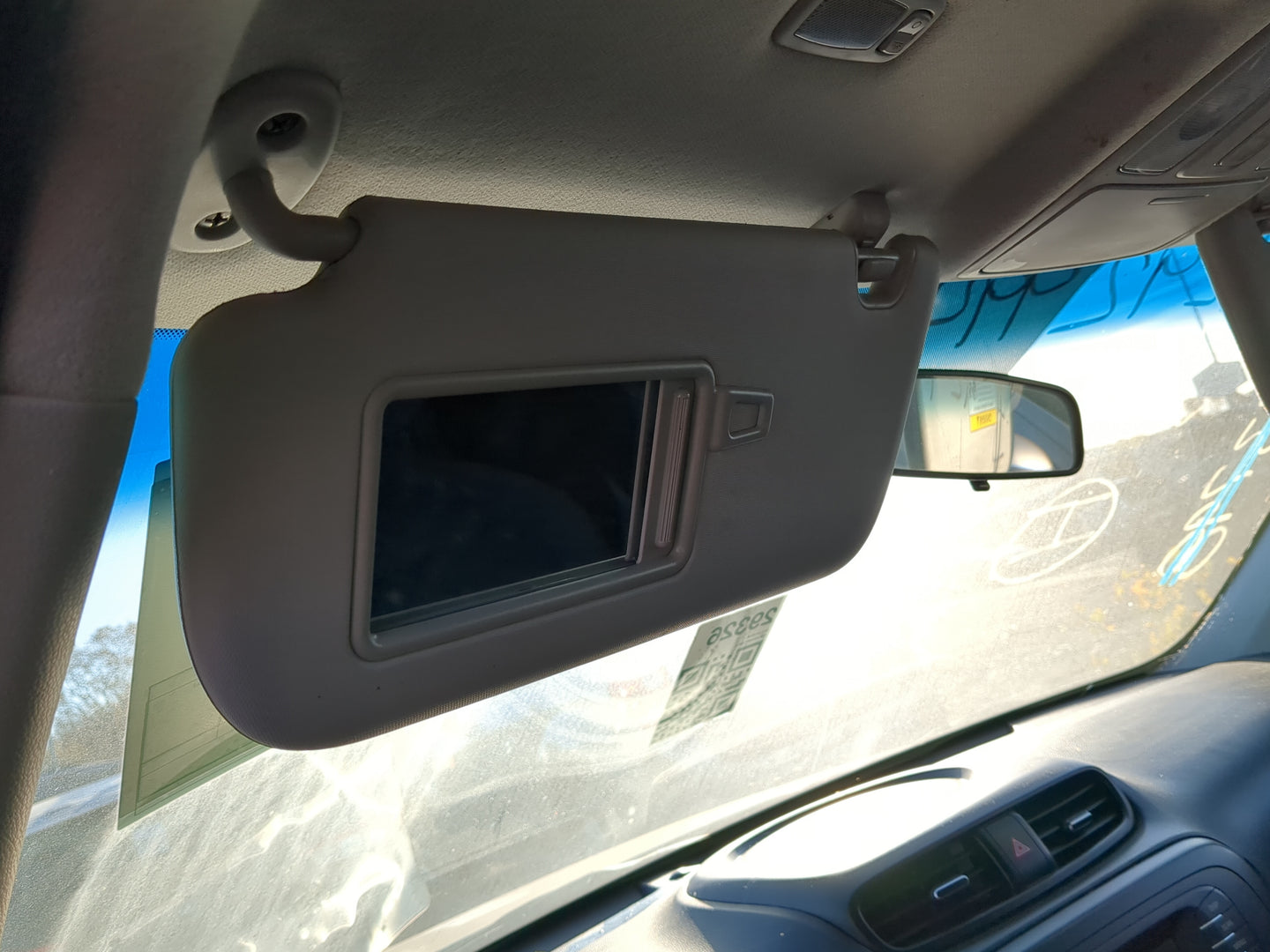 2014-2019 Kia Soul Sun Visor Shade Replacement Driver Left Mirror Fits Fits 2014 2015 2016 2017 2018 2019 OEM Used Auto Part