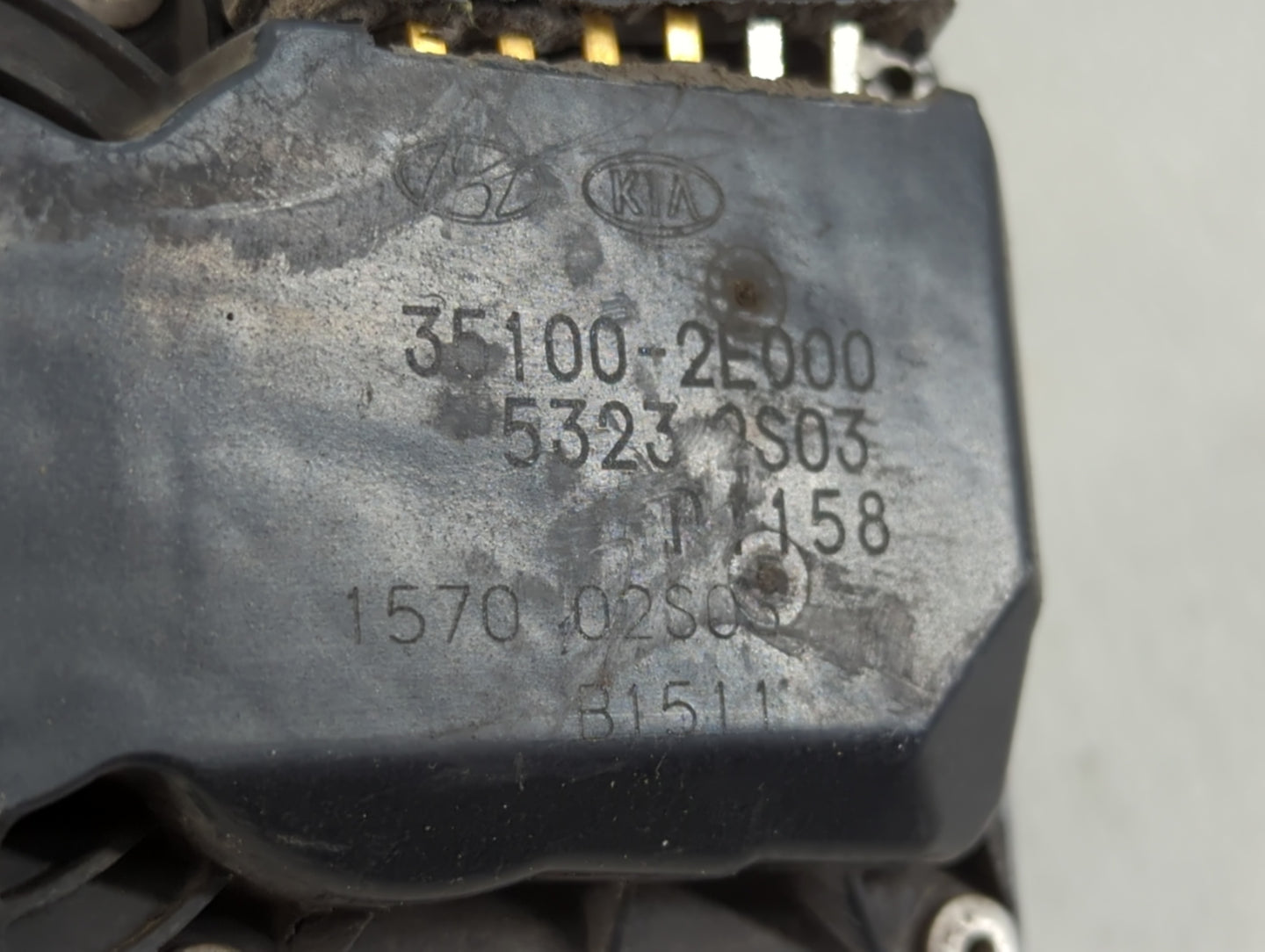 2014-2019 Kia Soul Throttle Body P/N:35100-2E000 Fits Fits 2011 2012 2013 2014 2015 2016 2017 2018 2019 2020 2021 OEM Used A