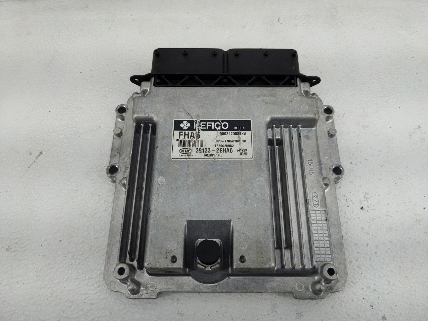 2015 Kia Soul PCM Engine Control Computer ECU ECM PCU OEM P/N:39133-2EHA6 Fits OEM Used Auto Parts - Oemusedautoparts1.com