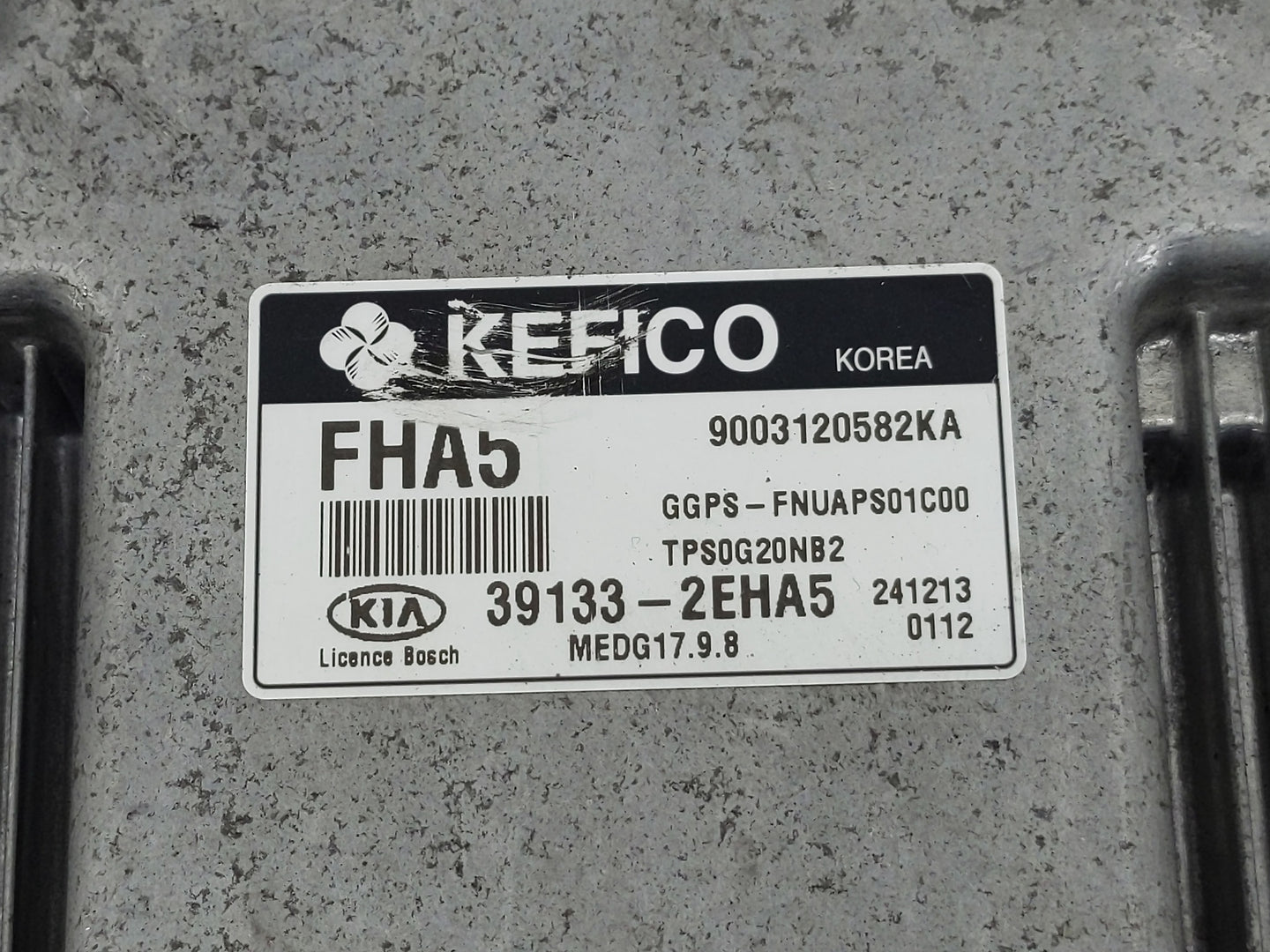 2015 Kia Soul PCM Engine Control Computer ECU ECM PCU OEM P/N:39133-2EHA5 Fits OEM Used Auto Parts - Oemusedautoparts1.com