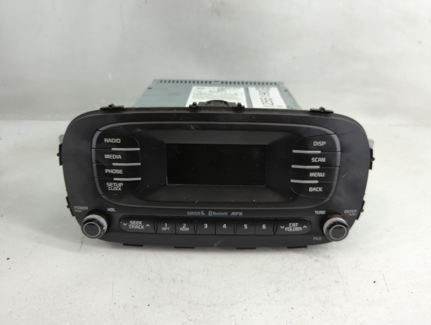 2014-2016 Kia Soul Radio AM FM Cd Player Receiver Replacement P/N:96170-B2090CA Fits Fits 2014 2015 2016 OEM Used Auto Parts