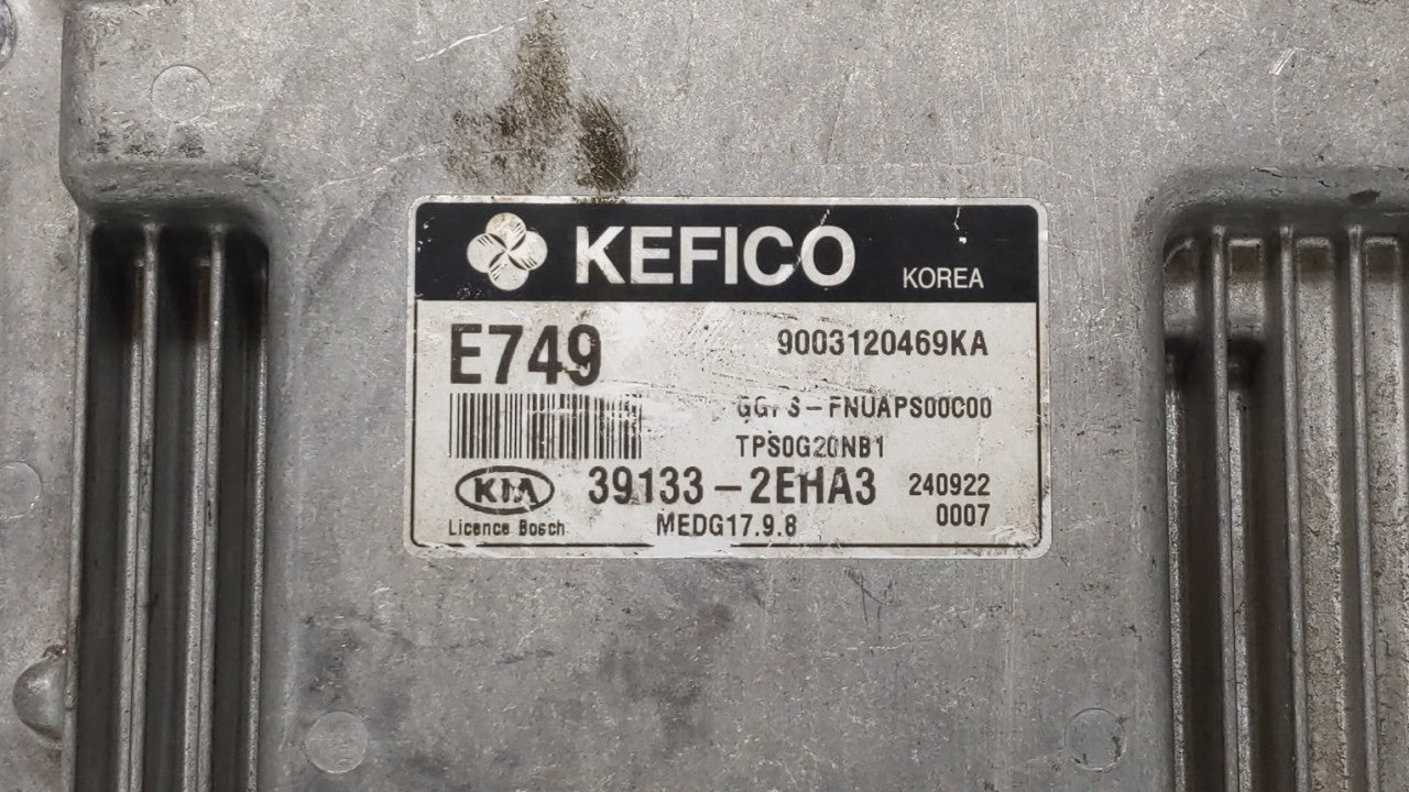 2015 Kia Soul PCM Engine Control Computer ECU ECM PCU OEM P/N:39133-2EHA5 39132-2EHA5, 39133-2EHA3 Fits OEM Used Auto Parts 
