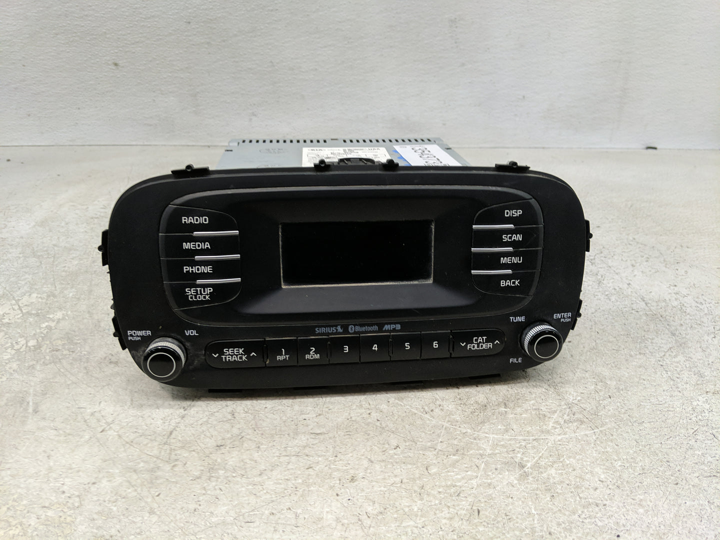 2014-2016 Kia Soul Radio AM FM Cd Player Receiver Replacement P/N:96170-B2090CA Fits Fits 2014 2015 2016 OEM Used Auto Parts