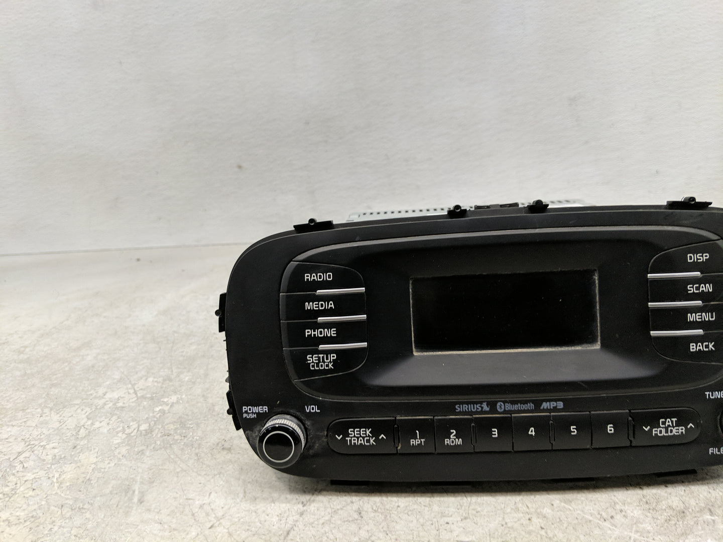 2014-2016 Kia Soul Radio AM FM Cd Player Receiver Replacement P/N:96170-B2090CA Fits Fits 2014 2015 2016 OEM Used Auto Parts