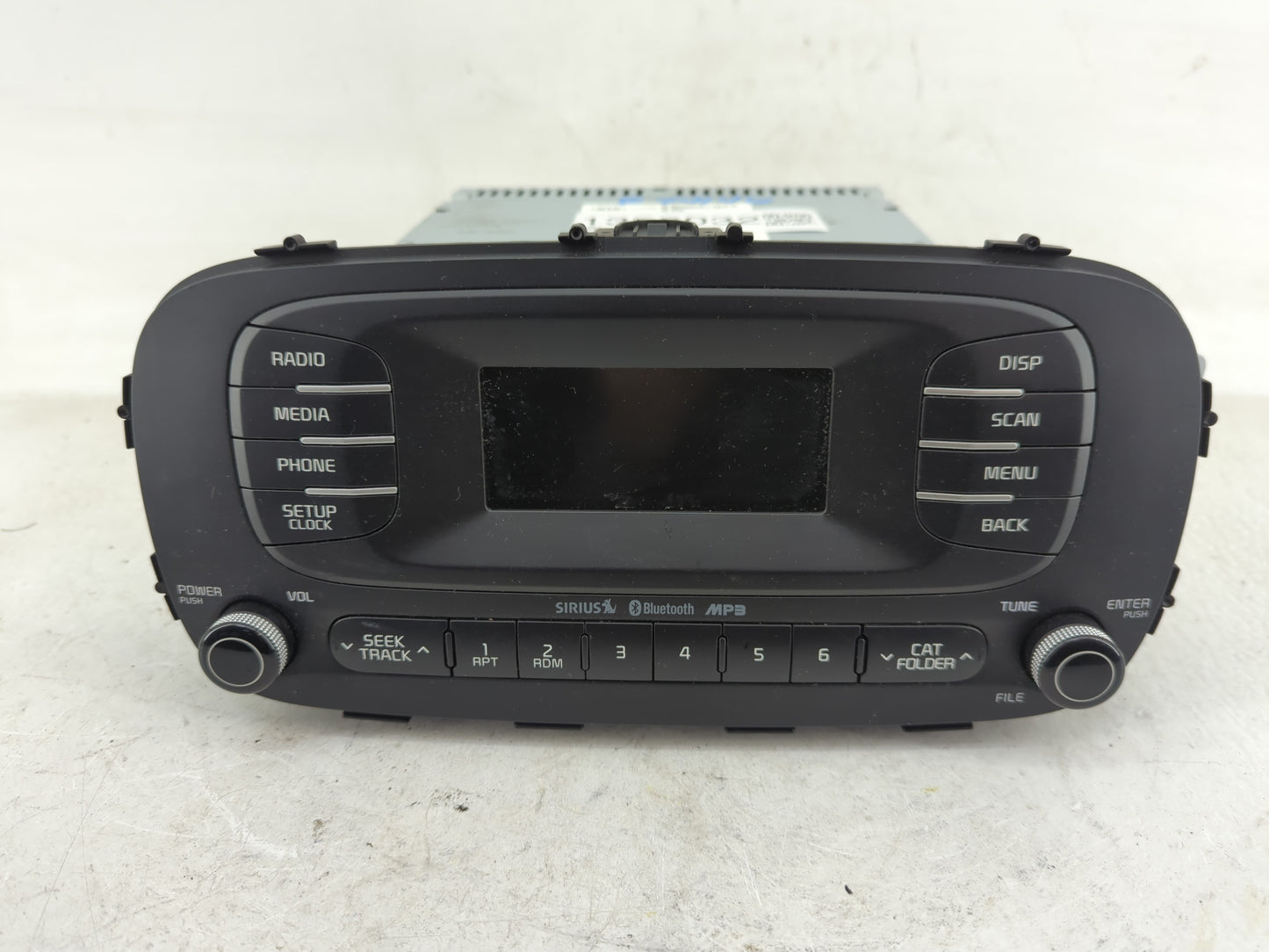 2014-2016 Kia Soul Radio AM FM Cd Player Receiver Replacement P/N:96170-B2090CA Fits Fits 2014 2015 2016 OEM Used Auto Parts