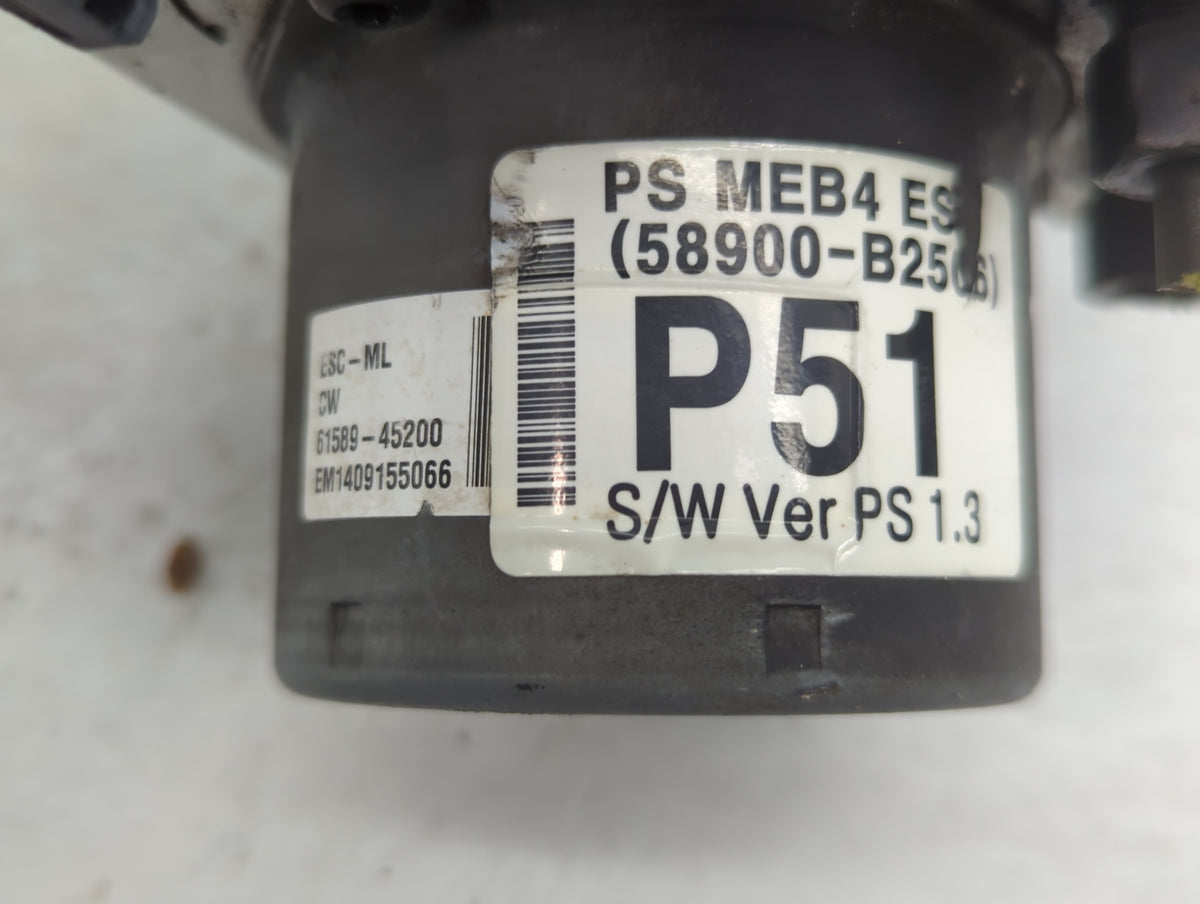 2014-2015 Kia Soul Anti-Lock Brake ABS Pump Module Actuator OEM P/N:58920B2506 Fits Fits 2014 2015 OEM Used Auto Parts - Oem